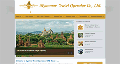 Desktop Screenshot of myanmartraveloperator.com